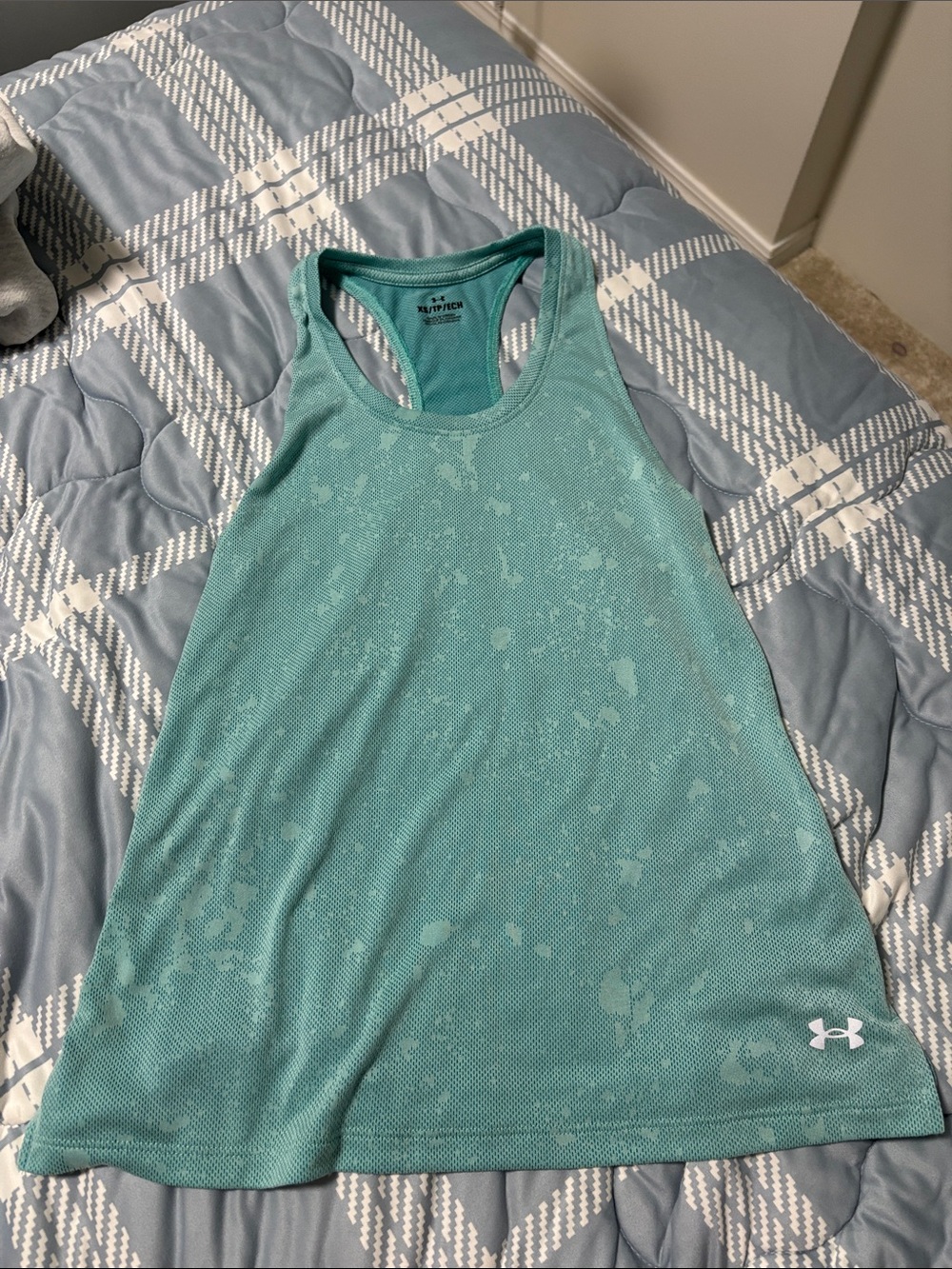 Under Armour Woman’s Light Teal Racerback Workout Tank